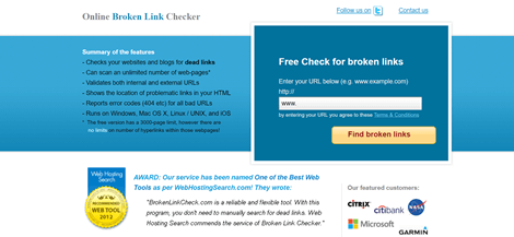 Free Broken Link Checker Tool