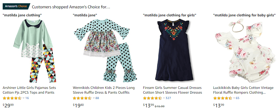 Matilda Jane MLM Review - Clothing Available on Amazon
